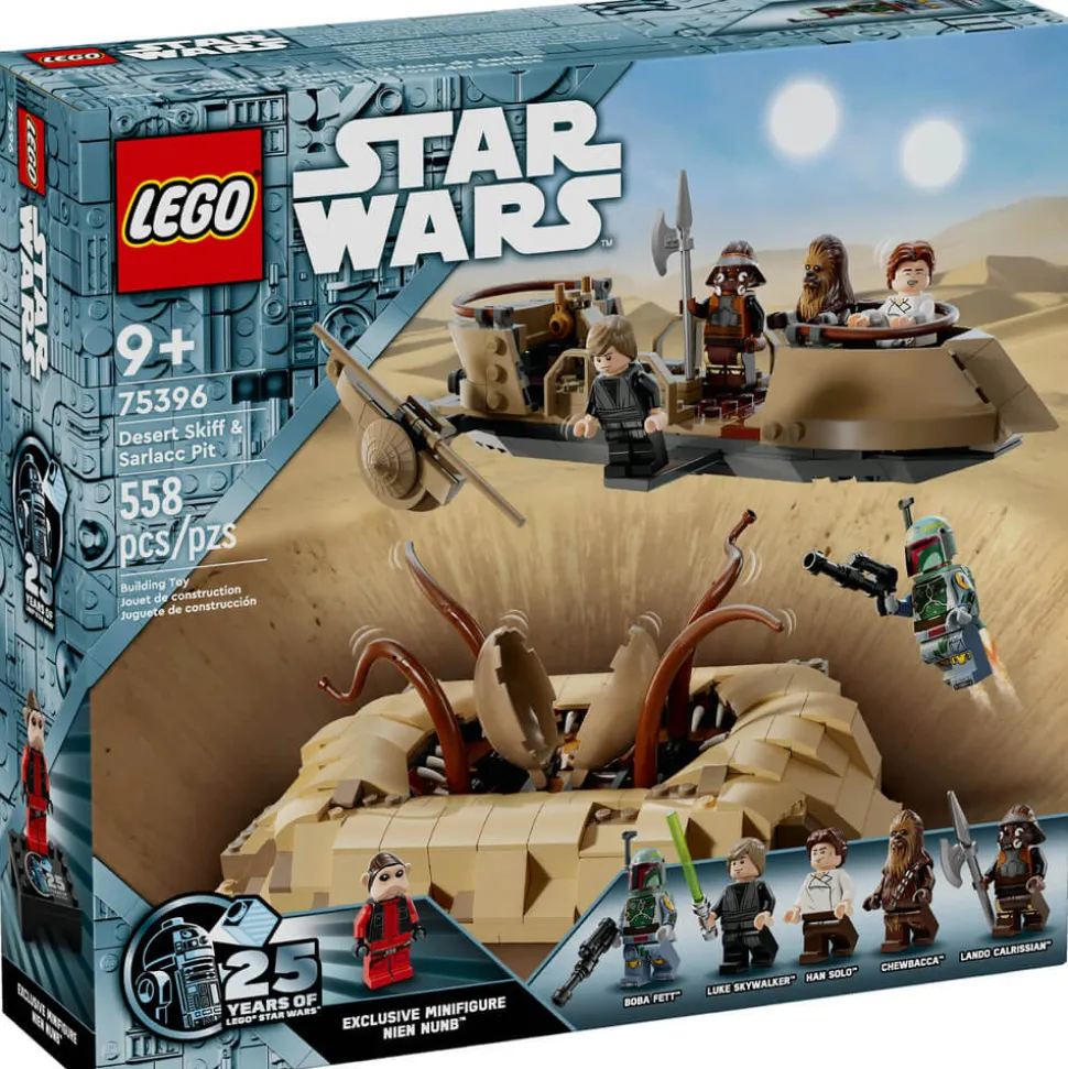 LEGO® Star Wars Desert Skiff&Sarlacc Pit 558 Piece Building Set (75396)