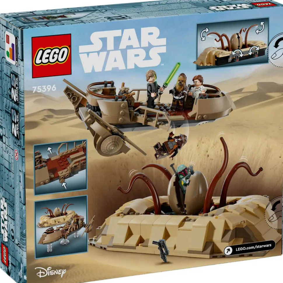 LEGO® Star Wars Desert Skiff&Sarlacc Pit 558 Piece Building Set (75396)
