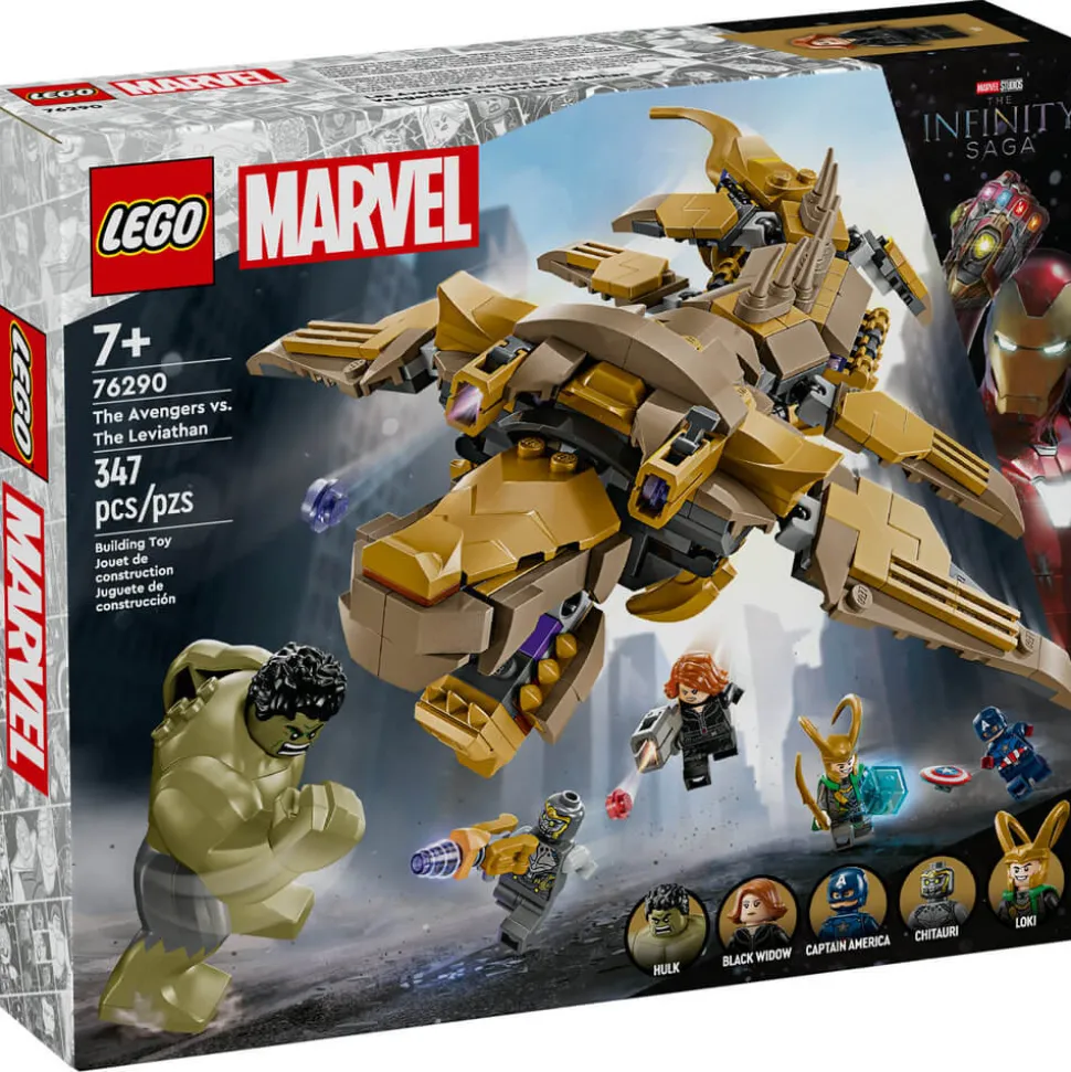 LEGO® Super Heroes Marvel The Avengers vs. The Leviathan 347 Piece Building Set (76290)