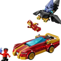 LEGO® Super Heroes Marvel Iron Man Car&Black Panther vs. Red Hulk Building Kit 76310