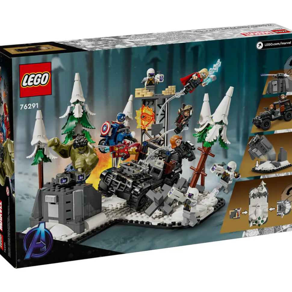 LEGO® Super Heroes Marvel The Avengers Assemble: Age of Ultron 613 Piece Building Set (76291)