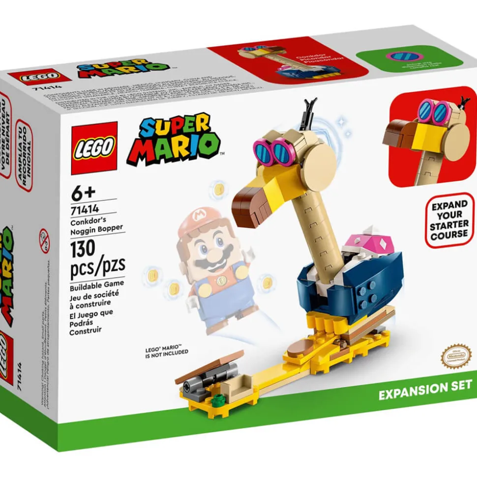 LEGO® Super Mario™ Conkdor's Noggin Bopper Expansion Set 130 Piece Building Kit (71414)