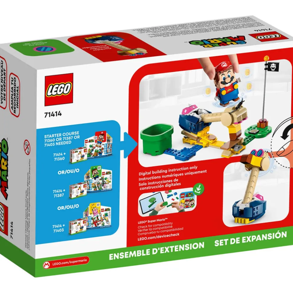 LEGO® Super Mario™ Conkdor's Noggin Bopper Expansion Set 130 Piece Building Kit (71414)