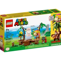 LEGO® Super Mario™ Dixie Kong’s Jungle Jam Expansion Set 71421 Building Toy Set (174 Pieces)