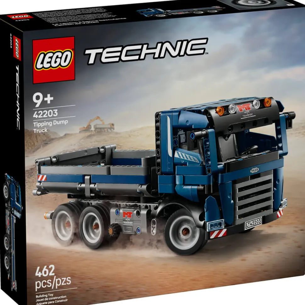 LEGO® Technic Tipping Dump Truck 462 Piece Building Kit (42203)
