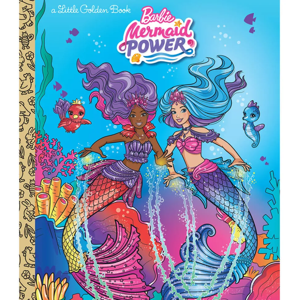 Little Golden Book Barbie Mermaid Power Little Golden Book (Barbie) (H