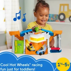 Little People Hot Wheels Race and Go Trackset