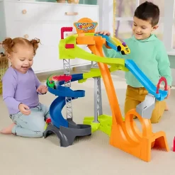 Little People Hot Wheels Spiral Stunt Speedway Playset