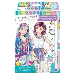 Make It Real Fashion Design Sketchbook: Digital Dream