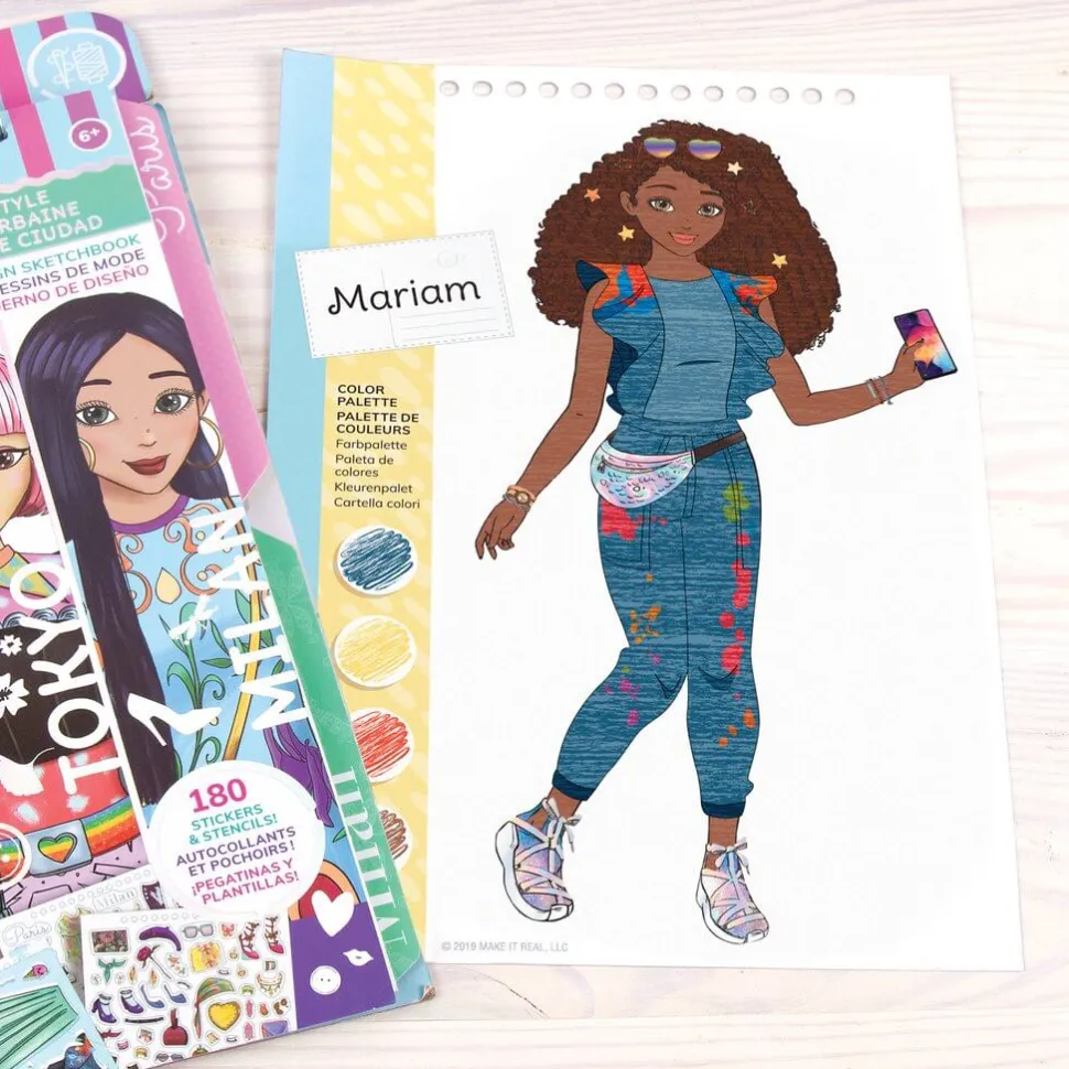 Make It Real Fashion Design Sketchbook: City Style