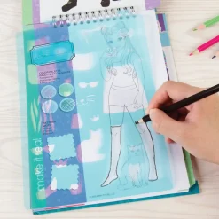 Make It Real Fashion Design Sketchbook: Pretty Kitty