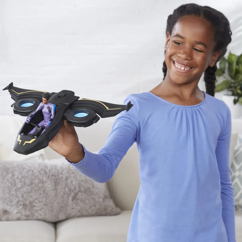 Marvel Black Panther Wakanda Forever Vibranium Blast Sunbird Vehicle a