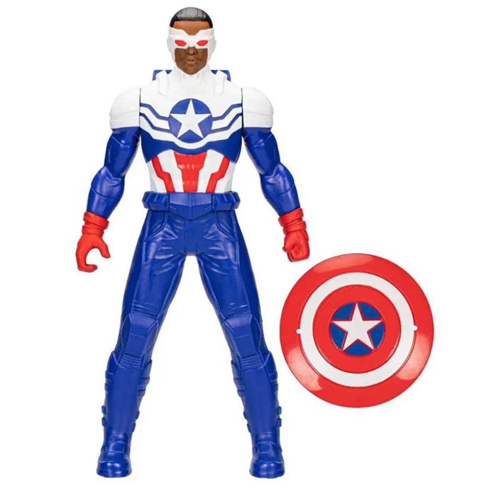 Marvel Mighty Heroes Sam Wilson Captain America 9.5 Inch Action Figure