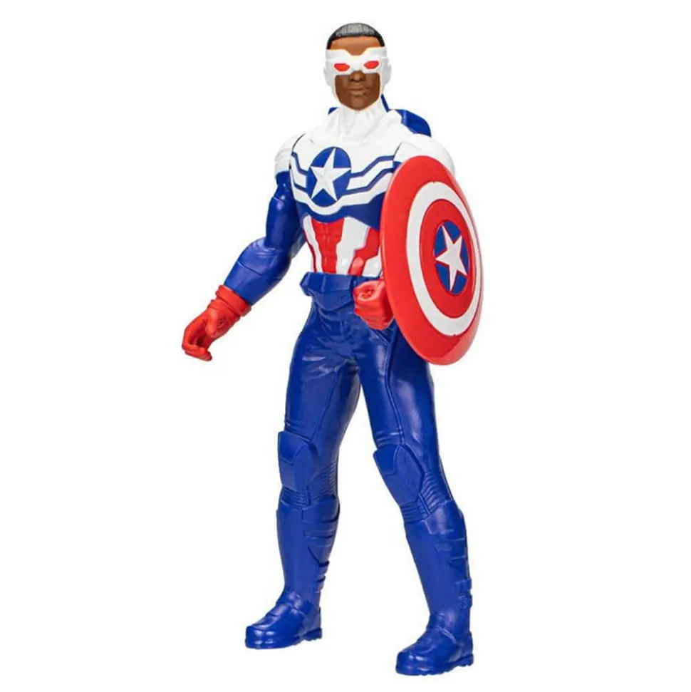 Marvel Mighty Heroes Sam Wilson Captain America 9.5 Inch Action Figure