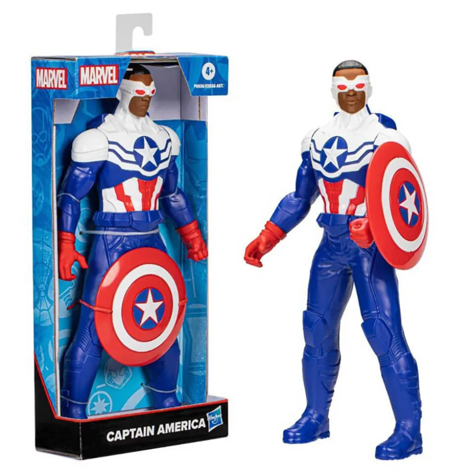 Marvel Mighty Heroes Sam Wilson Captain America 9.5 Inch Action Figure