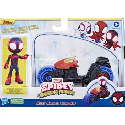 Marvel Spidey and His Amazing Friends 4" Miles Morales and Motorcycle