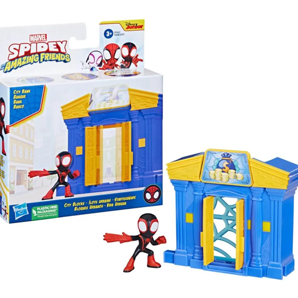 Marvel Spidey and Spidey and His Amazing Friends Miles Morales City Ba