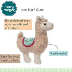 Mary Meyer Lily Llama Stuffy Rattle