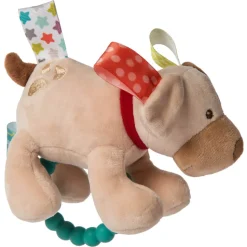 Mary Meyer Taggies Buddy Dog 5" Teether Rattle