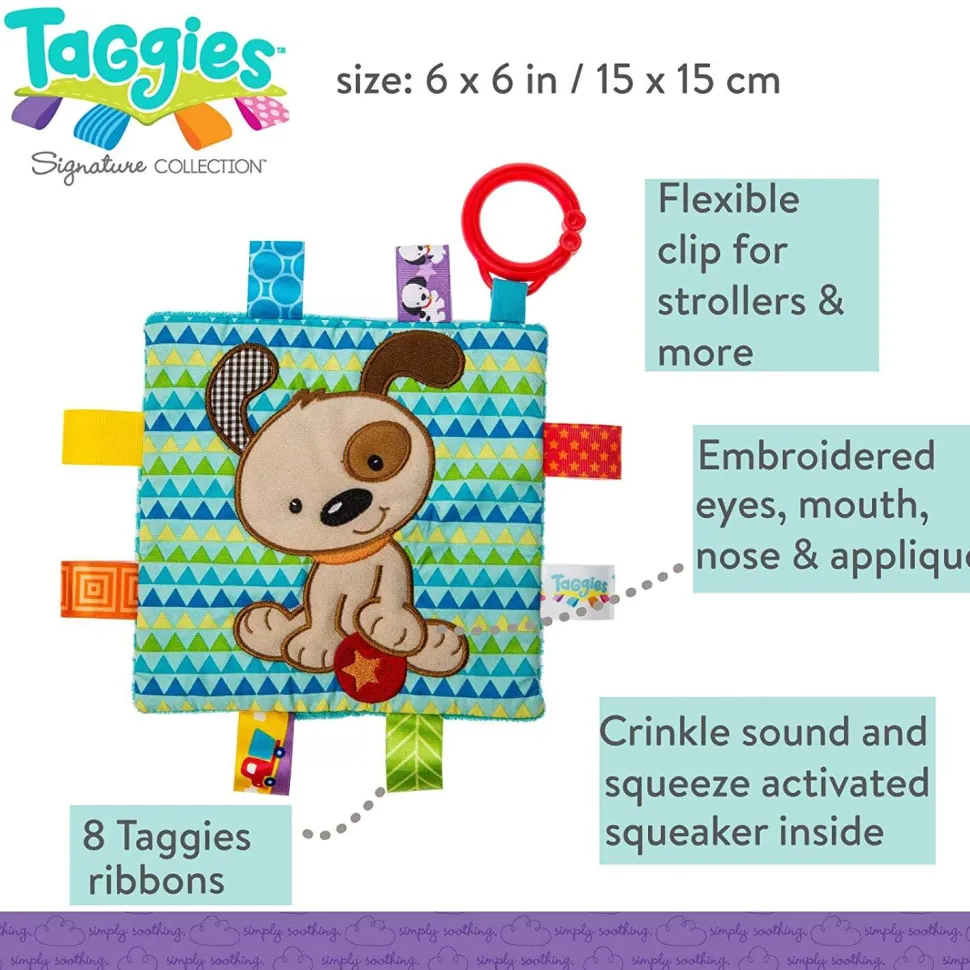 Mary Meyer Taggies Crinkle Me Brother Puppy