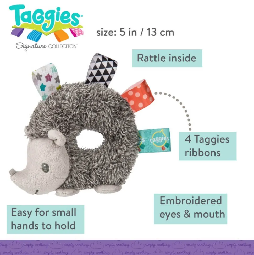 Mary Meyer Taggies Heather Hedgehog Rattle