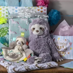 Mary Meyer Taggies Molasses Sloth Character Blanket