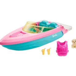 Mattel Barbie Boat with Puppy and Accessories