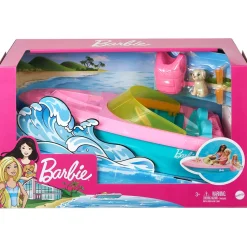 Mattel Barbie Boat with Puppy and Accessories