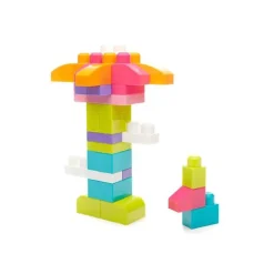 Mega Bloks Big Building Bag (Pink) (80 pieces)