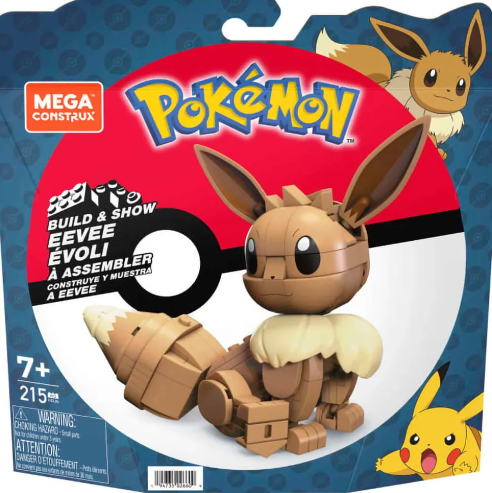 Mega Construx Build&Show Pokemon Eevee Set