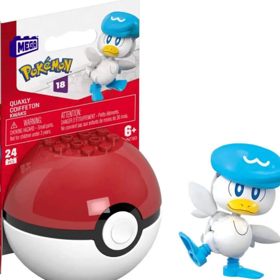 Mega Construx Pokemon Series 18 Poke Ball Quaxly