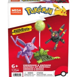 Mega Construx Pokemon Umbreon&Espeon 125 Piece Building Set