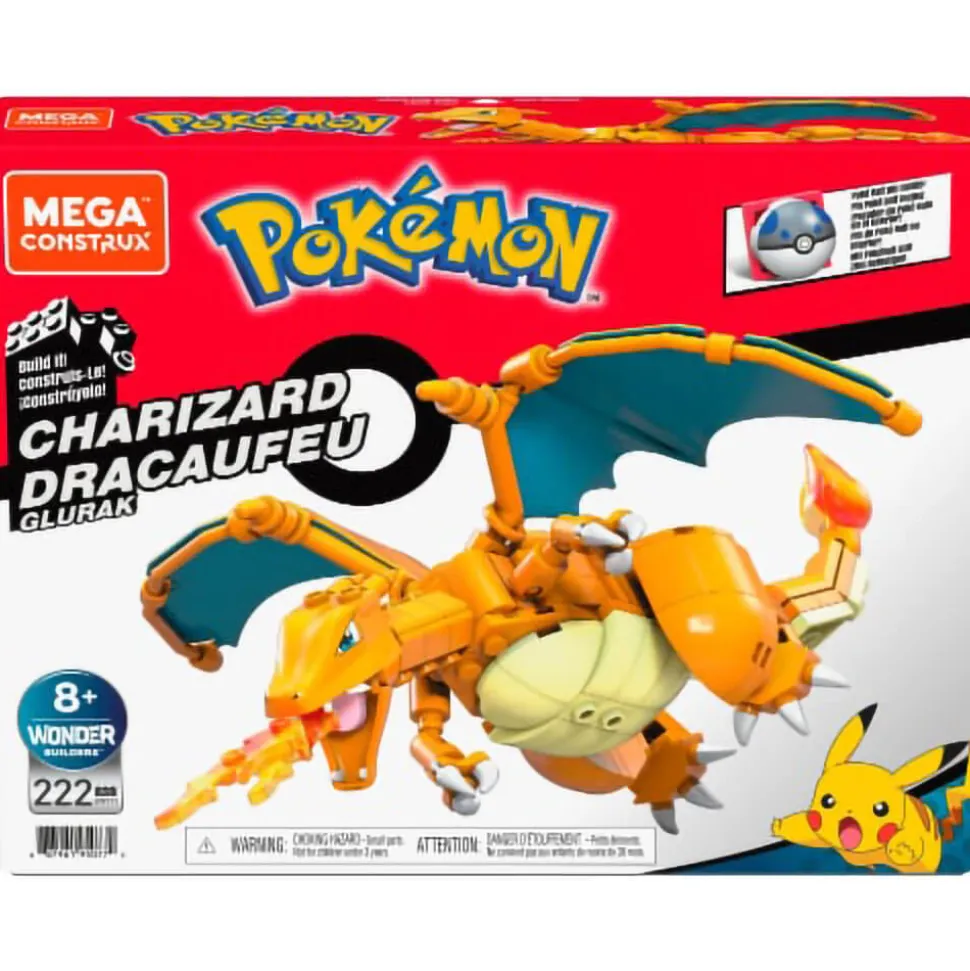 MEGA Construx Pokémon Charizard 222 Piece Building Kit