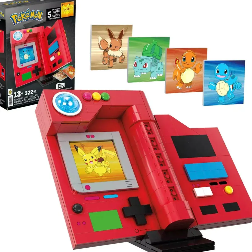 Mega Pokemon Kanto Region Pokedex Building Kit