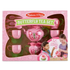 Melissa and Doug Bella Butterfly Pretend Play Tea Set
