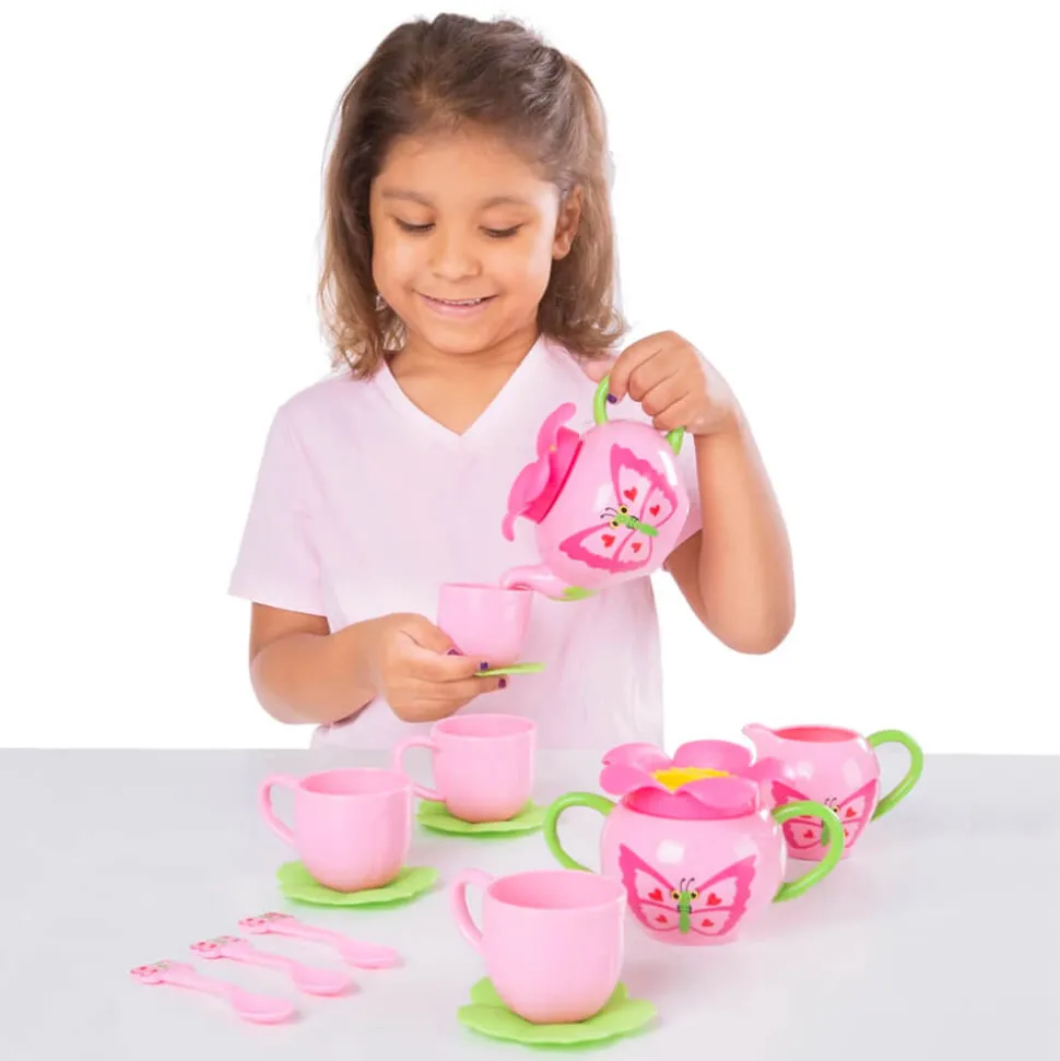 Melissa and Doug Bella Butterfly Pretend Play Tea Set