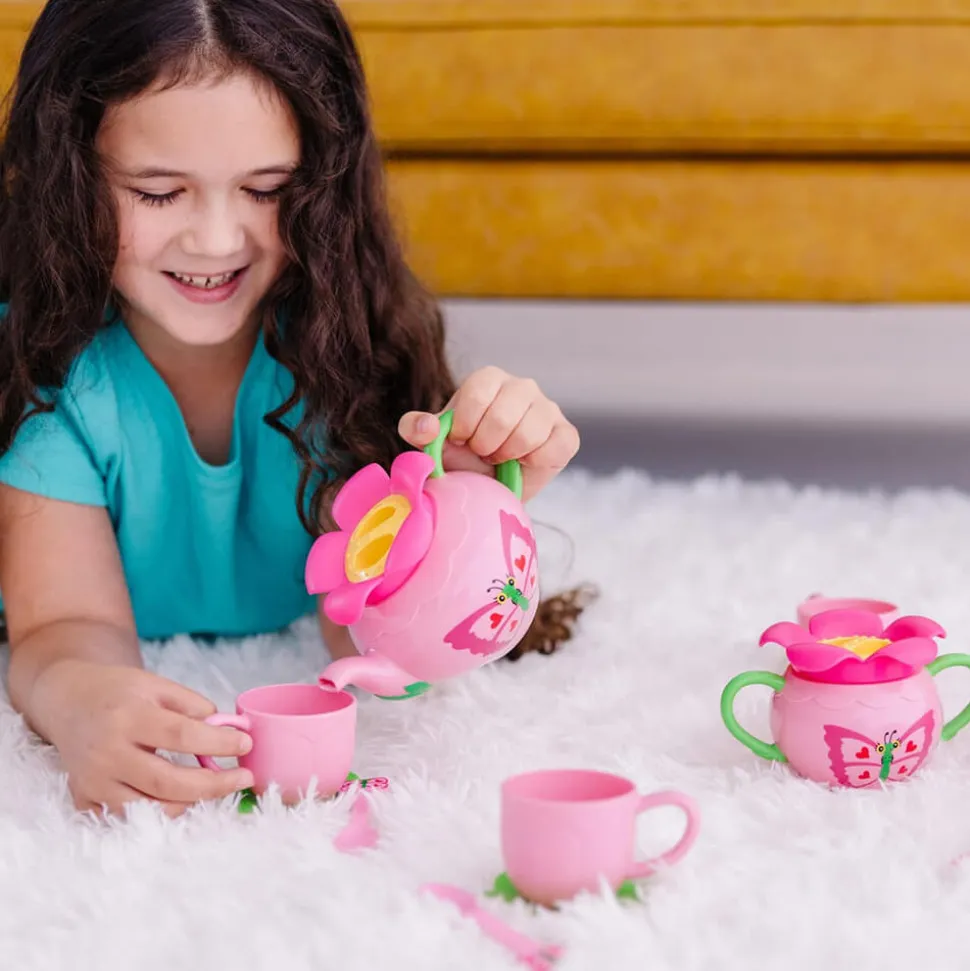 Melissa and Doug Bella Butterfly Pretend Play Tea Set