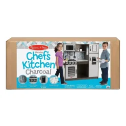 Melissa and Doug Charcoal Wooden Chef's Kitchen