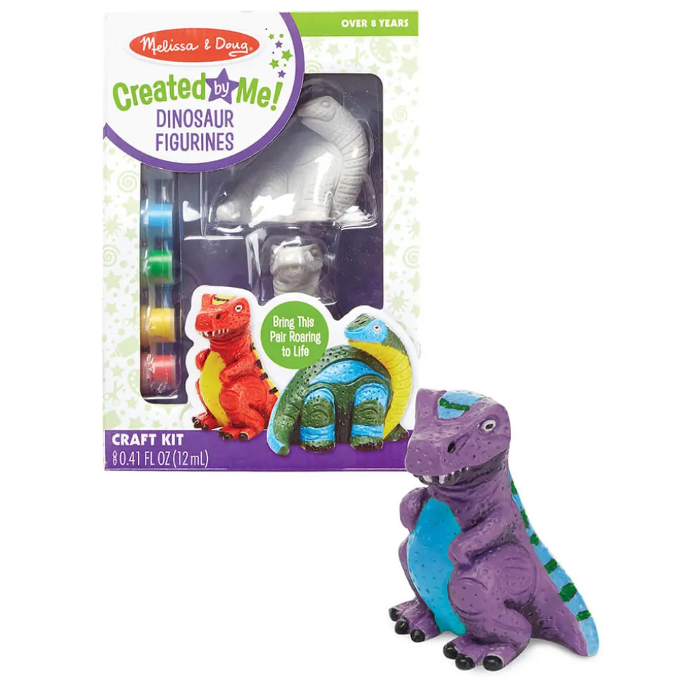 Melissa and Doug Created by Me! Dinosaur Figurines Craft Kit
