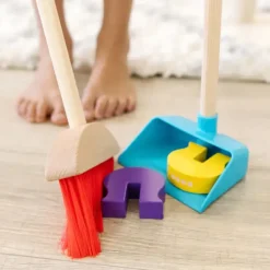 Melissa and Doug Deluxe Dust! Sweep! Mop! Cleaning Playset