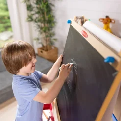 Melissa and Doug Deluxe Wooden Standing Art Easel