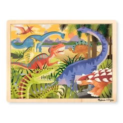 Melissa and Doug Dinosaur 24 Piece Wooden Jigsaw Puzzle
