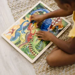 Melissa and Doug Dinosaur 24 Piece Wooden Jigsaw Puzzle