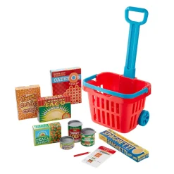 Melissa and Doug Fill&Roll Grocery Basket Play Set