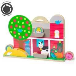Melissa and Doug GO Tots Barnyard Tumble Playset
