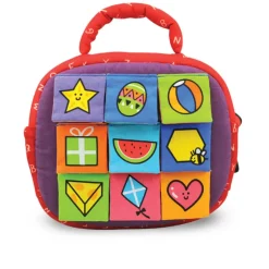 Melissa and Doug K’s Kids Take-Along Shape Sorter Baby and Toddler Toy