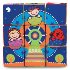 Melissa and Doug K’s Kids Match&Build Soft Blocks