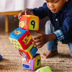 Melissa and Doug K’s Kids Match&Build Soft Blocks