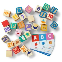 Melissa and Doug Ms Rachel Wooden Learning Blocks