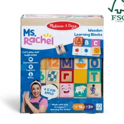 Melissa and Doug Ms Rachel Wooden Learning Blocks